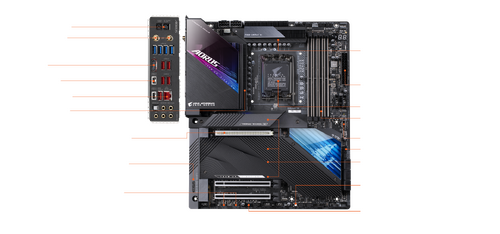 Περισσότερες πληροφορίες για "GIGABYTE AORUS MASTER Z690+INTEL 13900K"