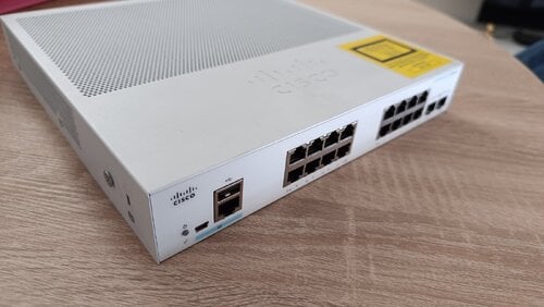 Περισσότερες πληροφορίες για "Cisco CBS250-16T-2G Managed L2 / L3 Switch with 16 Gigabit (1Gbps) Ethernet Ports"