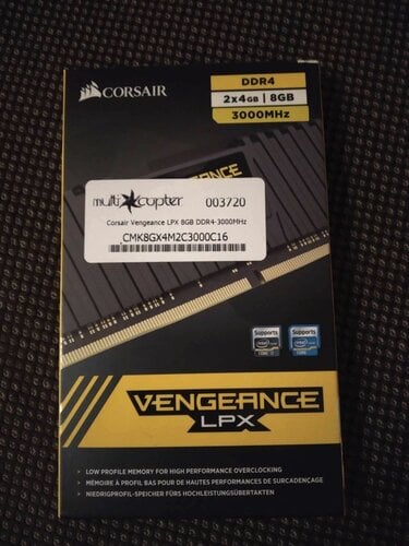 Περισσότερες πληροφορίες για "Corsair Vengeance LPX 8GB DDR4-3000 CMK8GX4M2C3000C15DDR (8 GB/DDR4/3000MHz)"