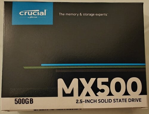 Περισσότερες πληροφορίες για "Crucial MX500 SSD (500GB)"