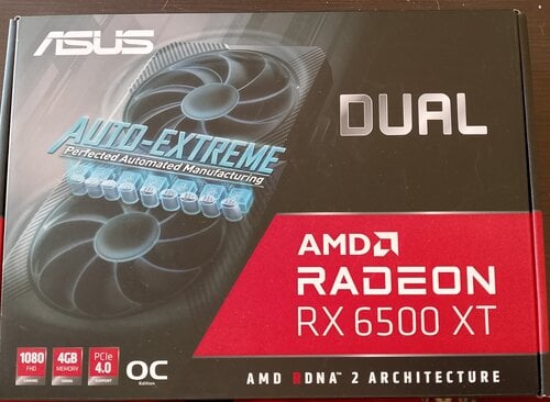 Περισσότερες πληροφορίες για "ASUS Dual Radeon™ RX 6500 XT OC Edition"