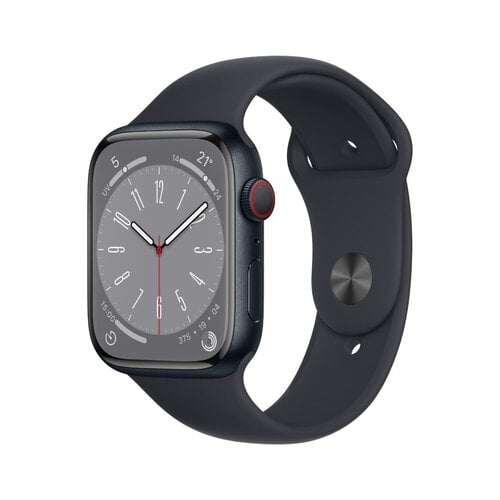 Περισσότερες πληροφορίες για "Apple Watch Series 8 (45mm/Μαύρο/Αλουμίνιο)"