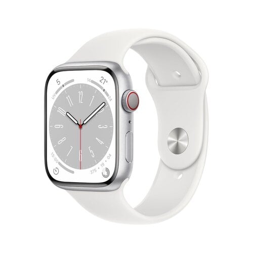 Περισσότερες πληροφορίες για "Apple Watch Series 8 (45mm/Ασημί/Αλουμίνιο)"