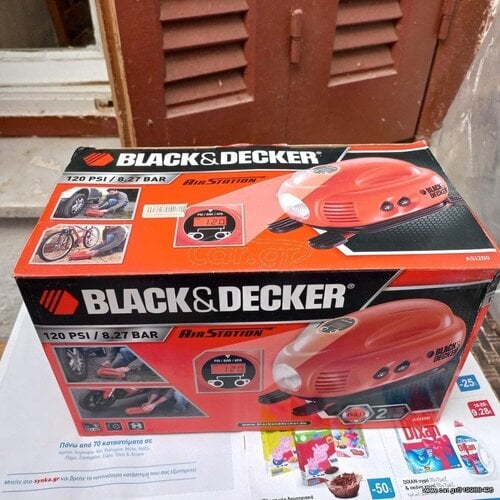 Περισσότερες πληροφορίες για "Black & Decker 12V 120psi με αυτοματο σταματημα και ψηφιακή οθόνη"