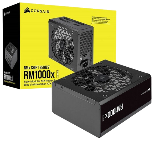 Περισσότερες πληροφορίες για "Corsair RM1000x SHIFT 80 PLUS Gold Fully Modular ATX (1000W)"