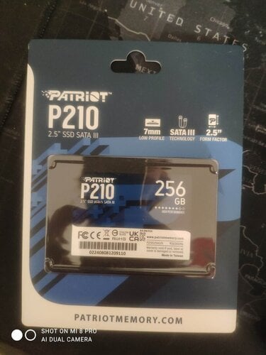 Περισσότερες πληροφορίες για "SSD PATRIOT P210S256G25 P210 256GB 2.5'' SATA 3 Σφραγισμένος και αγορασμένος 14/10/2024 (3) τρία χρό"