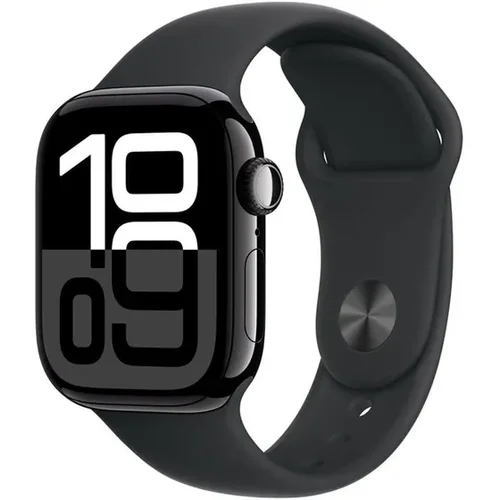 Περισσότερες πληροφορίες για "Apple Watch Series 10 GPS 42mm Jet Black Aluminium Case with Black Sport Band - S/M"