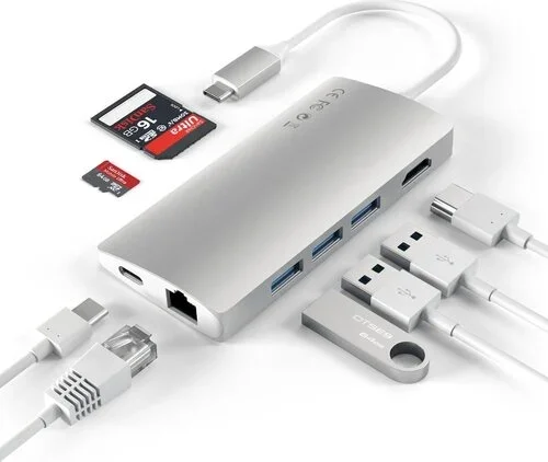 Περισσότερες πληροφορίες για "Satechi USB-C Docking Station με HDMI 4K PD Ethernet Ασημί (ST-TCMA2S) ( ΣΦΡΑΓΙΣΜΕΝΟ )"