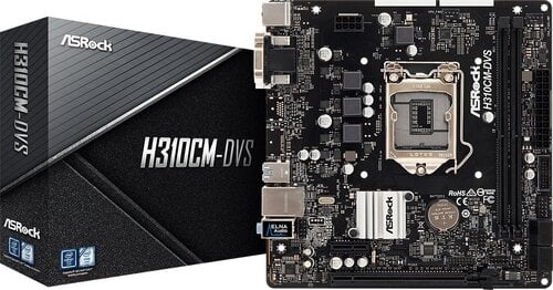 Περισσότερες πληροφορίες για "Asrock H310CM-DVS"