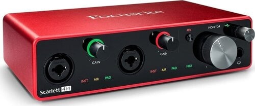 Περισσότερες πληροφορίες για "Focusrite 4i4 3rd gen"