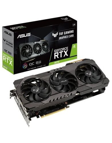 Περισσότερες πληροφορίες για "Asus GeForce RTX 3070 8GB GDDR6 TUF Gaming"