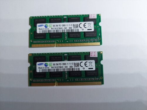 Περισσότερες πληροφορίες για "8GB (2x4) και 16GB (2x8) RAM DDR3 Sodimm PC3-10600S, PC3-12800S και PC3L-12800S για Laptop"