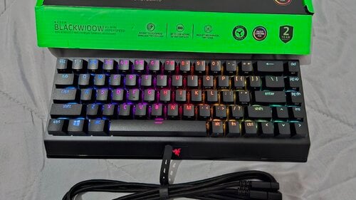 Περισσότερες πληροφορίες για "Razer BlackWidow V3 Mini Hyperspeed (Yellow Switches) Ασύρματο"