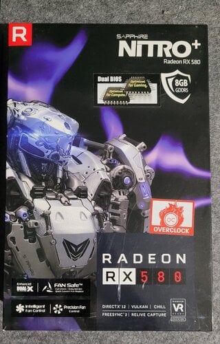 Περισσότερες πληροφορίες για "Sapphire RADEON RX 580 NITRO+"