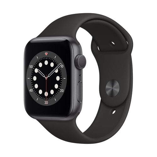 Περισσότερες πληροφορίες για "Apple Watch Series 6 44mm Space Grey Black Sportband SmartWatch"