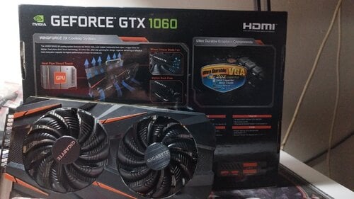 Περισσότερες πληροφορίες για "Gigabyte GeForce GTX 1060 WINDFORCE 6G"