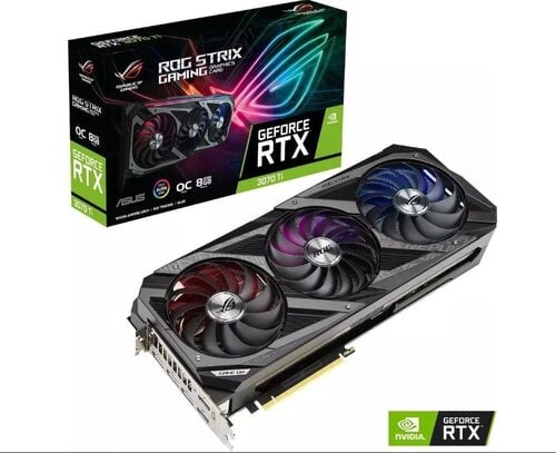 Περισσότερες πληροφορίες για "GPU Asus GeForce RTX 3070 Ti 8GB GDDR6X ROG Strix OC Κάρτα Γραφικών"