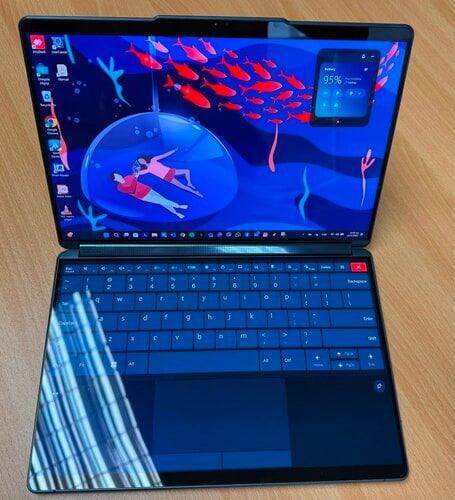 Περισσότερες πληροφορίες για "Lenovo YOGA BOOK 9i, DualOLED 2x13.3, i7/16GB/1TB SSD, W11, Pen 3, ΒΤKeyboard"