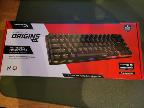 Περισσότερες πληροφορίες για "HyperX Alloy Origins 65 -  Gaming Μηχανικό Πληκτρολόγιο 65% - Aqua tactile switches"