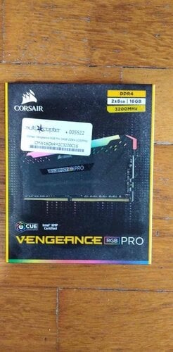 Περισσότερες πληροφορίες για "Corsair Vengeance RGB Pro 16GB DDR4 RAM με 2 Modules (2X8GB) ταχύτητα 3200 (ΣΦΡΑΓΙΣΜΕΝΟ)"