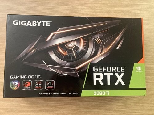 Περισσότερες πληροφορίες για "Gigabyte GeForce RTX 2080 Ti GAMING OC 11G"