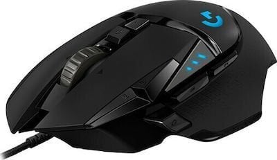 Περισσότερες πληροφορίες για "Logitech G502 Hero Gaming Ποντίκι 16000 DPI Μαύρο"