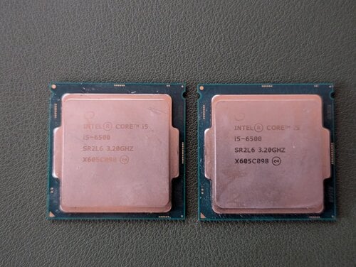 Περισσότερες πληροφορίες για "Πωλούνται 2 CPU i5-6500"