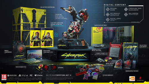 Περισσότερες πληροφορίες για "CYBERPUNK 2077 - Collector's Edition (PC)"