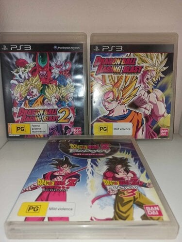 Περισσότερες πληροφορίες για "Dragonball HD Collection/Dragonball Raging Blast/Dragonball Raging Blast 2 Playstation 3 (PS3)"