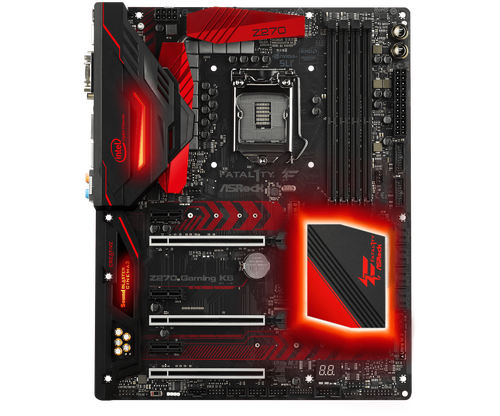 Περισσότερες πληροφορίες για "Asrock Fatal1ty Z270 Gaming K6 + i7-6700K"