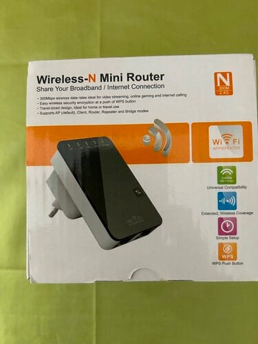 Περισσότερες πληροφορίες για "Wireless-N Mini Router / Repeater ΑΝΑΜΕΤΑΔΌΤΗΣ ΚΑΙ ΕΝΙΣΧΥΤΉΣ WI-FI ΣΉΜΑΤΟΣ WIRELESS-N MINI ROUTER Μό"