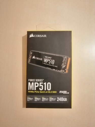 Περισσότερες πληροφορίες για "CORSAIR MP510 240GB M.2"