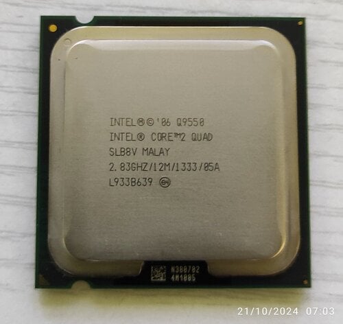 Περισσότερες πληροφορίες για "Intel® Core™ 2 Quad Processor Q9550 12M Cache, 2.83 GHz, 1333 MHz FSB"