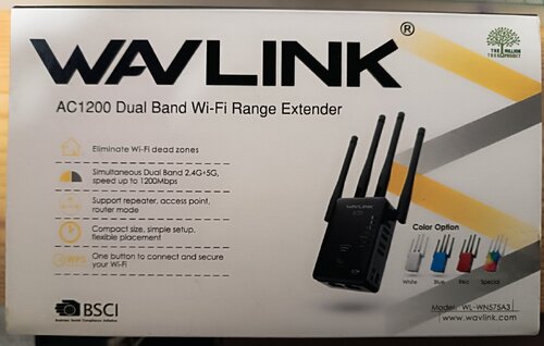 Περισσότερες πληροφορίες για "WavLink AERIAL D4 WiFi Extender Dual Band (2.4 & 5GHz) 100Mbps"