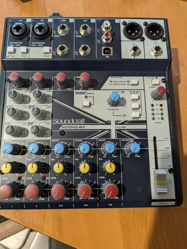 Περισσότερες πληροφορίες για "Soundcraft notepad 8fx"