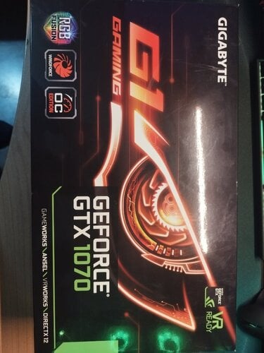 Περισσότερες πληροφορίες για "Gigabyte GeForce GTX 1070 8GB G1 Gaming"