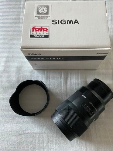 Περισσότερες πληροφορίες για "Sigma 35mm f/1.4 DG HSM Art Lens for Sony E mount"