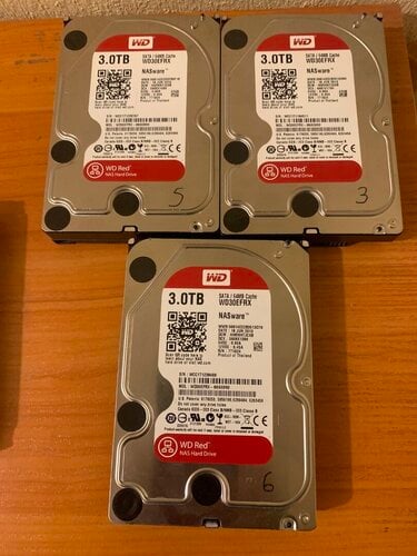 Περισσότερες πληροφορίες για "7 HDD  Διαφορες χωρητικοτητες δειτε φωτογραφιες"