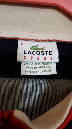 Περισσότερες πληροφορίες για "Lacoste Sport Original"