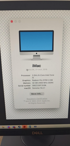 Περισσότερες πληροφορίες για "Imac 27 ιντσων"