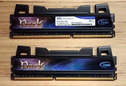 Περισσότερες πληροφορίες για "TEAM GROUP DARK DDR3 CL 9-9-9-24 1600MHZ 8GB RAM TXD34096M1600HC9-D Single"