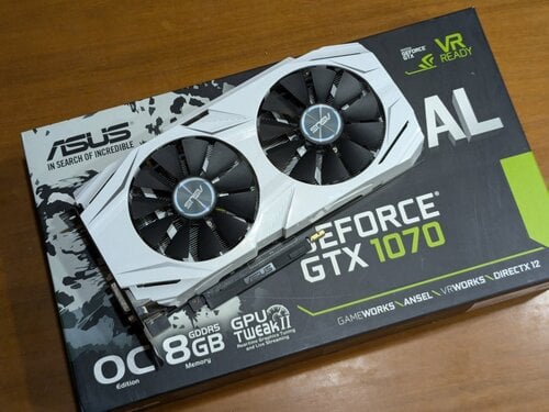 Περισσότερες πληροφορίες για "Asus GTX 1070 8GB Dual OC"