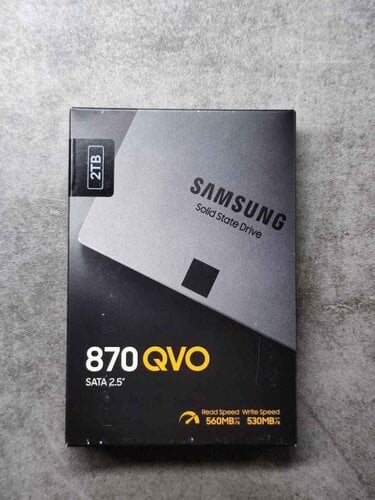 Περισσότερες πληροφορίες για "Samsung 870 QVO (2 TB/SATA III)"