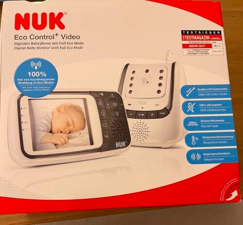 Περισσότερες πληροφορίες για "NUK Eco Control plus Video Baby Monitor"