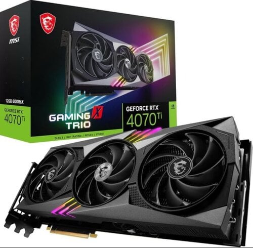 Περισσότερες πληροφορίες για "MSI GeForce RTX 4070 Ti GAMING X TRIO 12G"