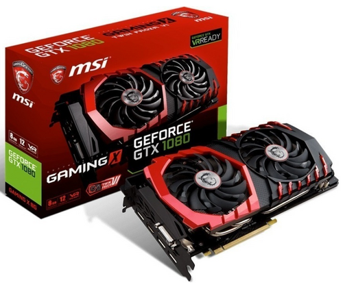 Περισσότερες πληροφορίες για "MSI GTX 1080 Gaming X 8GB"