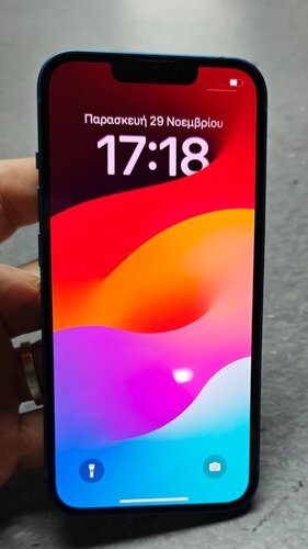 Περισσότερες πληροφορίες για "iPhone 13 Blue 128gb"