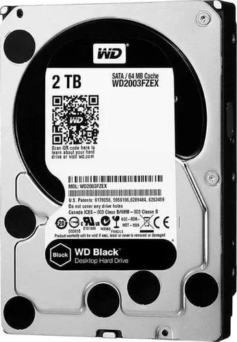 Περισσότερες πληροφορίες για "Western Digital Black 2TB 3.5"  7200rpm"