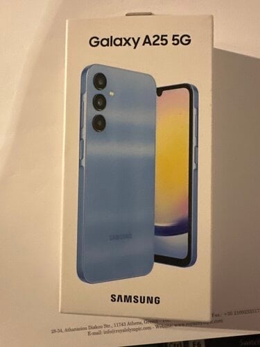 Περισσότερες πληροφορίες για "Samsung A25 5G (Μπλε/128 GB)"