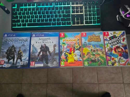 Περισσότερες πληροφορίες για "PS4 Games & Switch Games (Σφραγισμενα τα περισσοτερα)"